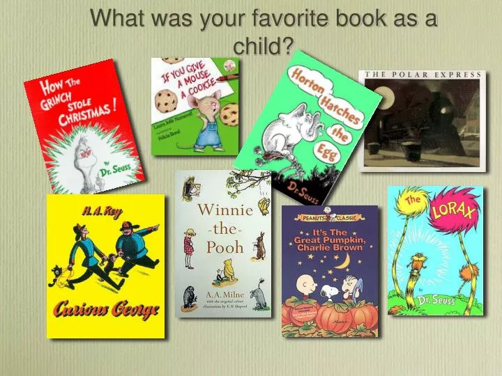 what was your favorite book as a child