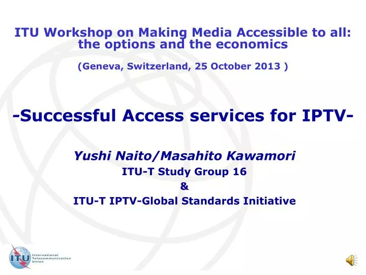 successful access services for iptv