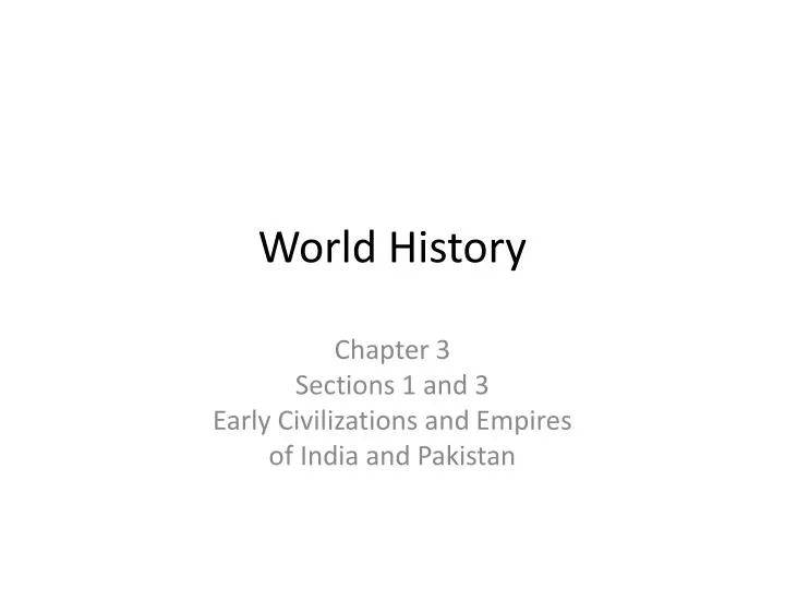 world history