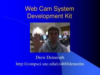 Web Cam System Development Kit