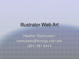 Illustrator Web Art