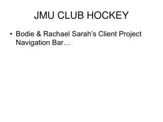 JMU CLUB HOCKEY