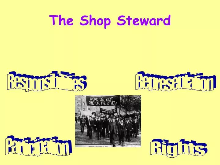 the shop steward