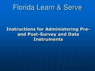 Florida Learn &amp; Serve
