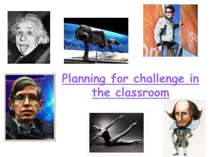planning for challenge in the classroom