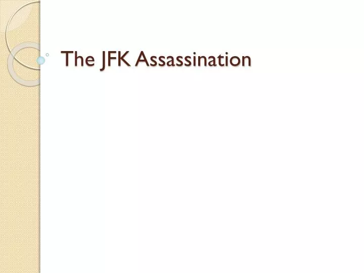 the jfk assassination