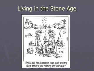 Living in the Stone Age