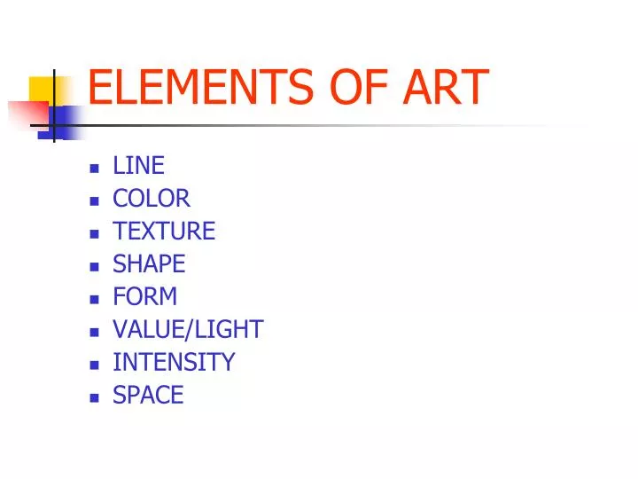 elements of art