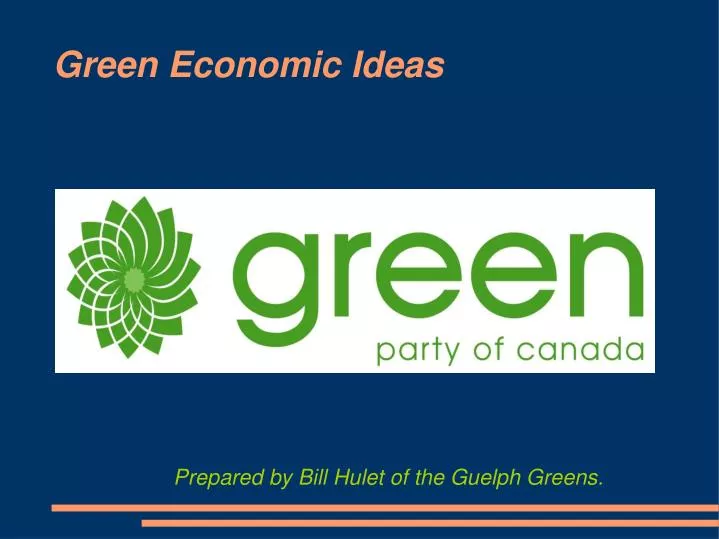 green economic ideas