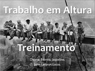 trabalho em altura