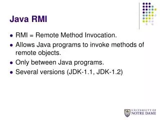 Java RMI