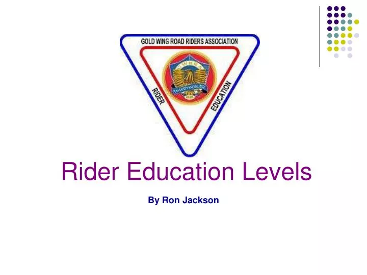 rider education levels