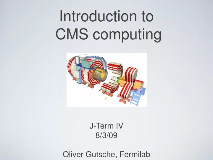 introduction to cms computing