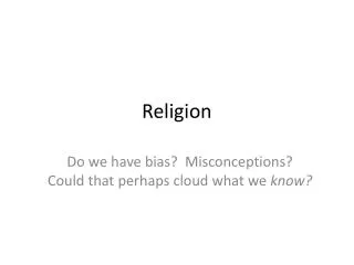 religion