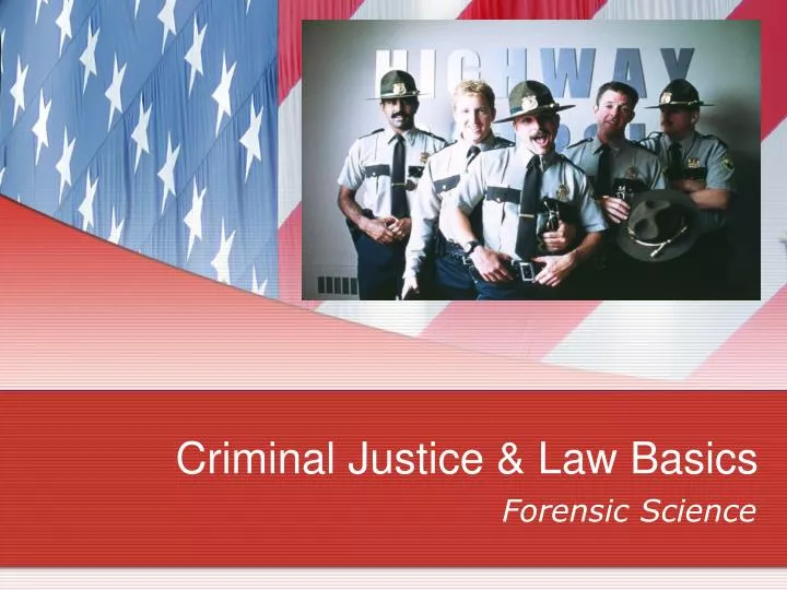 criminal justice law basics