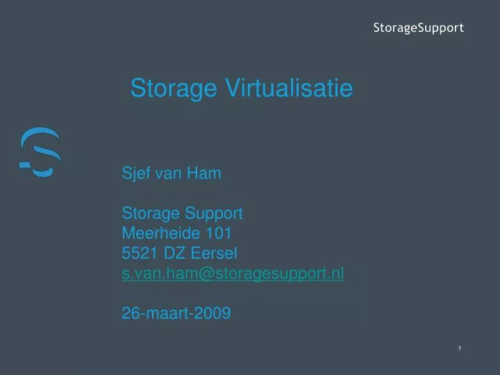 storage virtualisatie