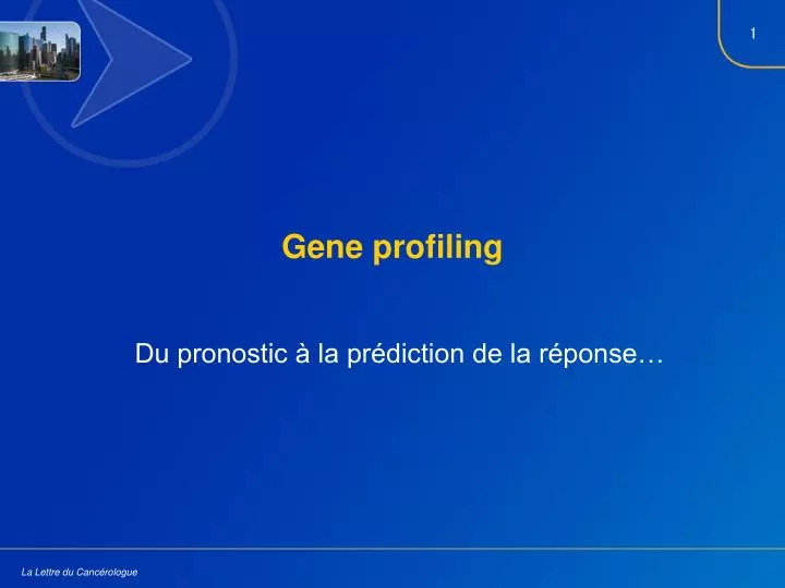 gene profiling