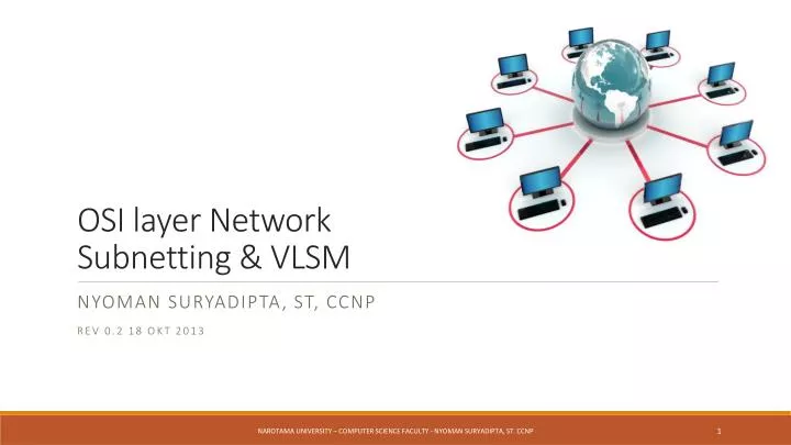 osi layer network subnetting vlsm