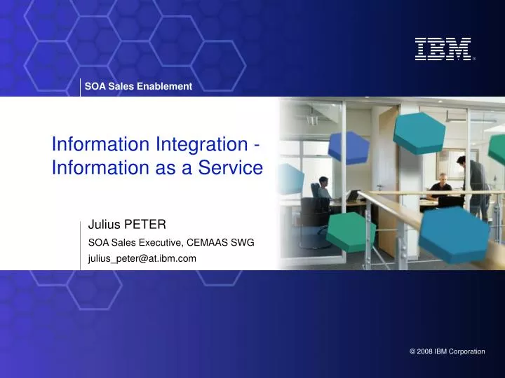 information integration information as a service