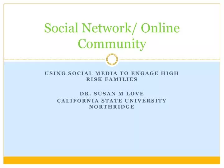 social network online community