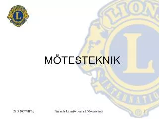 MÖTESTEKNIK