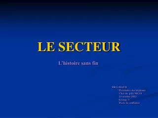 le secteur