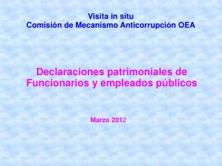 declaraciones patrimoniales de funcionarios y empleados p blicos