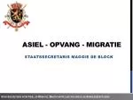 Asiel - opvang - migratie