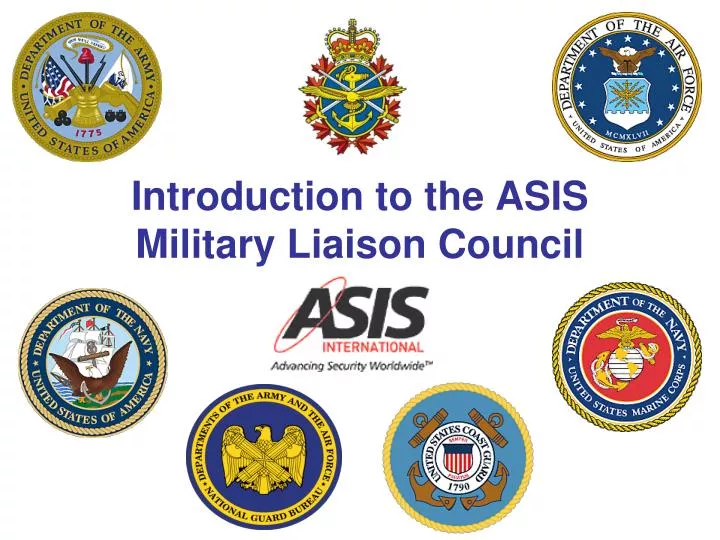 introduction to the asis military liaison council