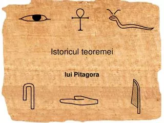 istoricul teoremei