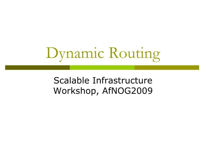 dynamic routing