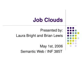 job clouds