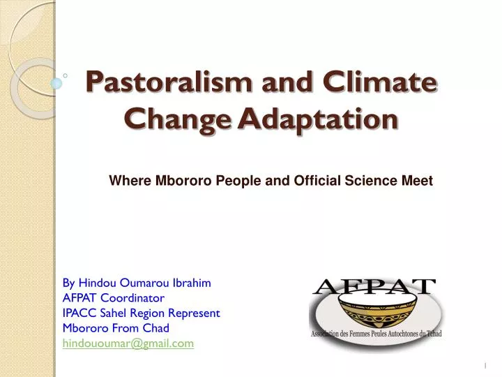 pastoralism and climate change adaptation