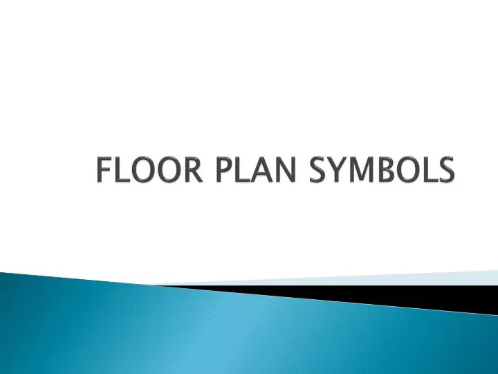 floor plan symbols