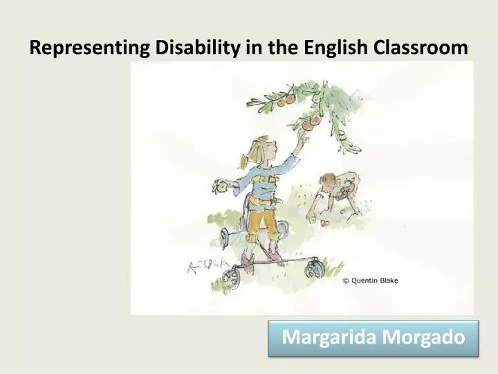representing disability in the english classroom