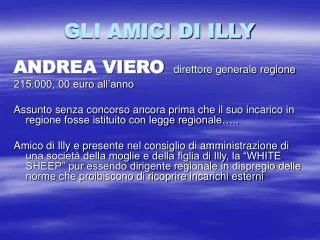 gli amici di illy