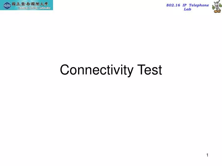 connectivity test