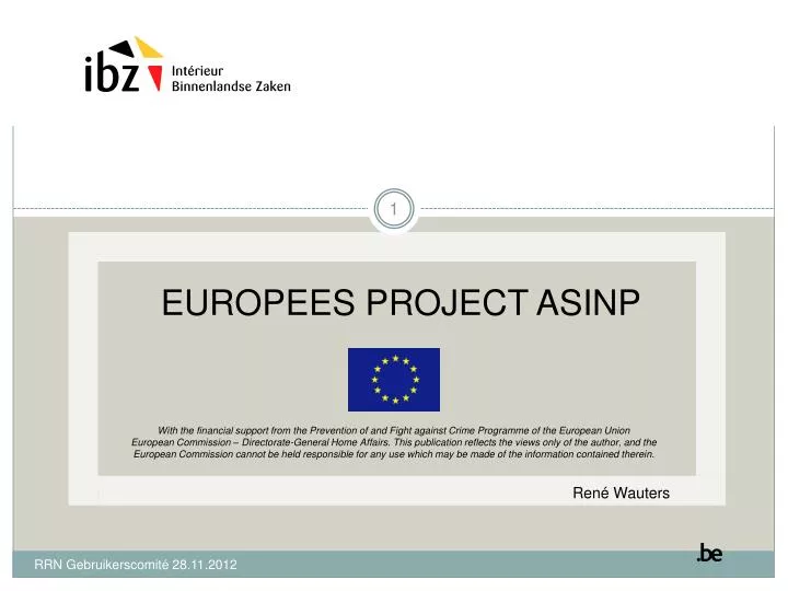 europees project asinp