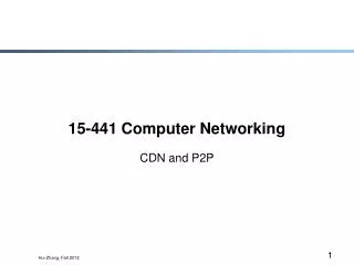15 441 computer networking