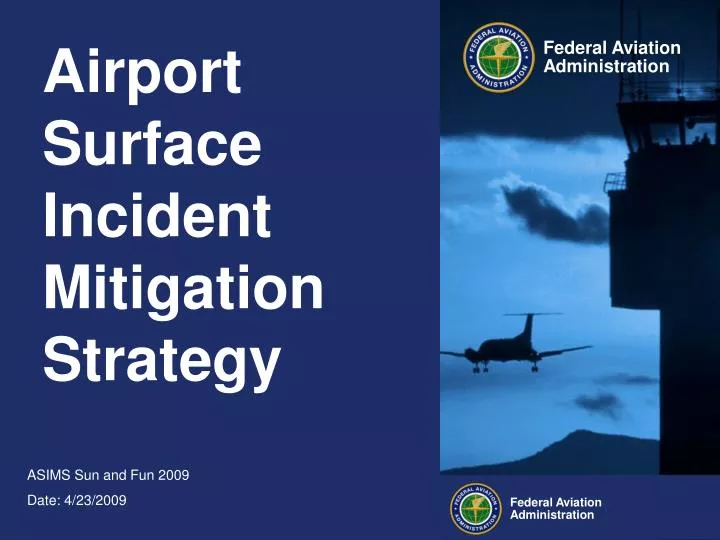 airport surface incident mitigation strategy