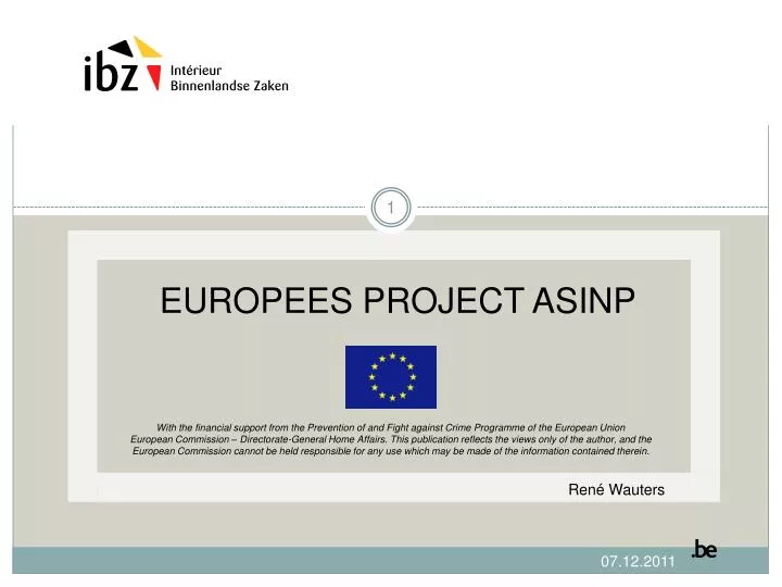 europees project asinp