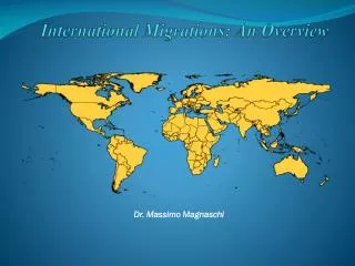 international migrations an overview
