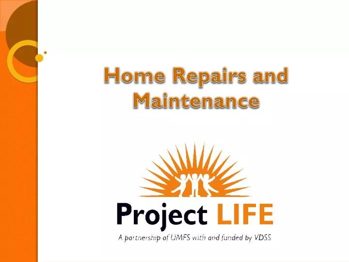 home repairs and maintenance