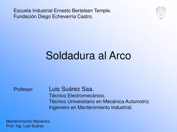 soldadura al arco