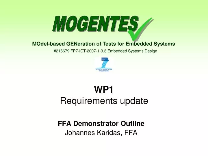 wp1 requirements update