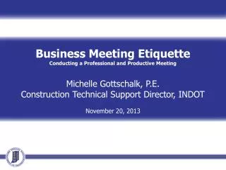 Business Meeting Etiquette Conducting a Professional and Productive Meeting