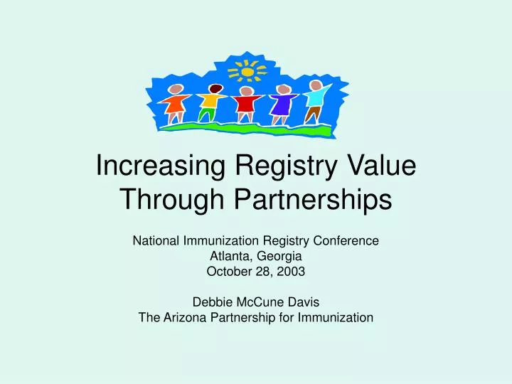 increasing registry value through partnerships