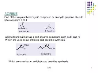 AZIRINE