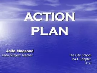 ACTION PLAN