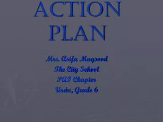 ACTION PLAN